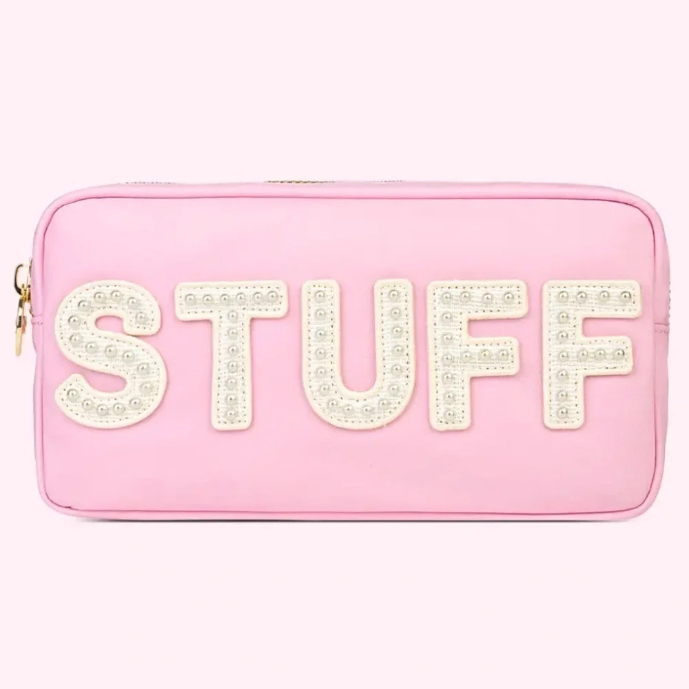 NWT Stoney Clover Lane Stuff Small Pouch Flamingo Pink